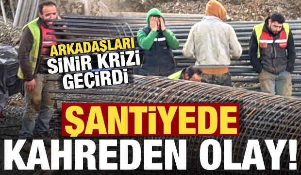 Arkadaşları gözyaşlarına boğuldu! Şantiyede kahreden olay...