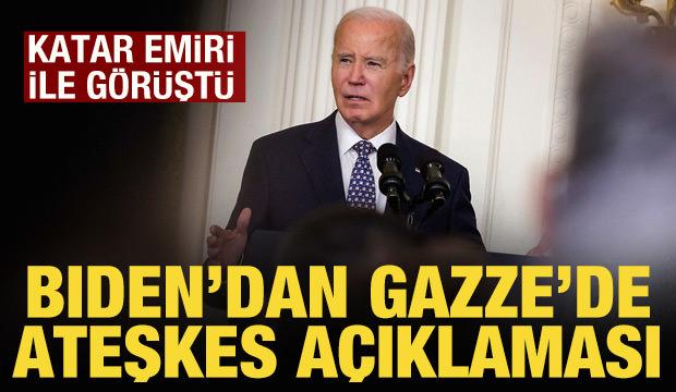 Biden'dan Gazze açıklaması