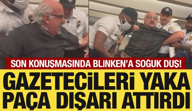 Blinken, gazeteciler tarafından "soykırımcı" denilerek protesto edildi