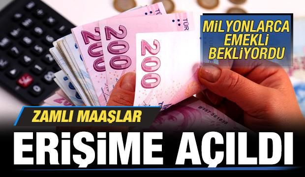 Emeklilerin maaş zamları e-Devlet sistemine yüklendi