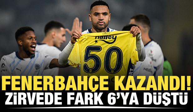 Fenerbahçe kazandı! Zirvede fark 6'ya düştü