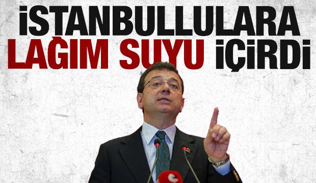 İmamoğlu İstanbullulara lağım suyu içirdi - Gazete manşetleri