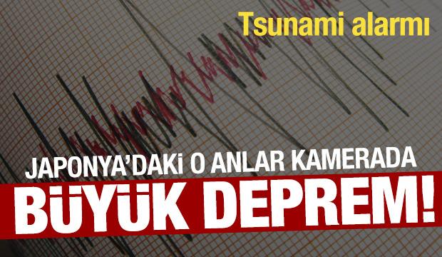 Japonya'da çok büyük deprem! Tsunami tehlikesi...