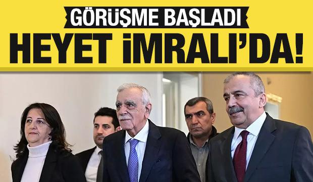 DEM Parti heyeti İmralı'da: Görüşme başladı