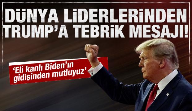 Dünya liderlerinden Trump’a tebrik mesajı!