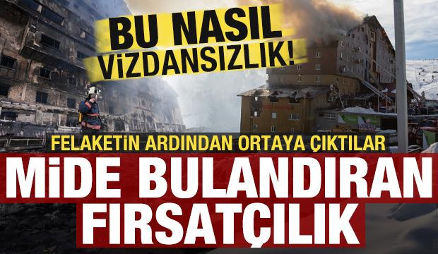 Kartalkaya'daki yangın faciasının ardından mide bulandıran fırsatçılık!