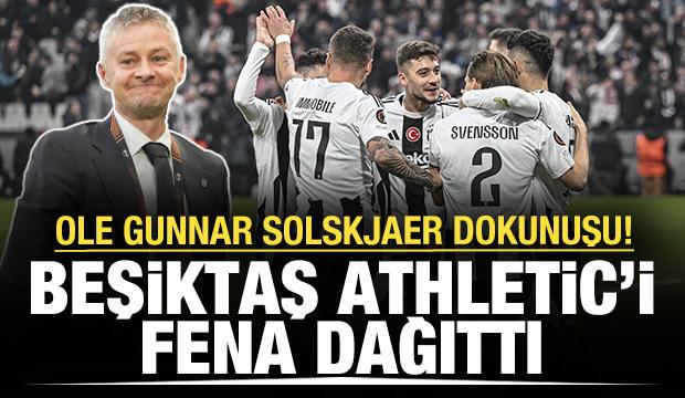 Solskjaer dokunuşu! Beşiktaş, Athletic'i fena dağıttı