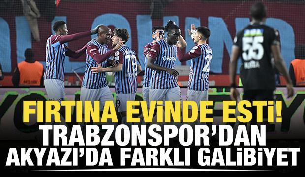 Trabzonspor'dan dört dörtlük galibiyet!