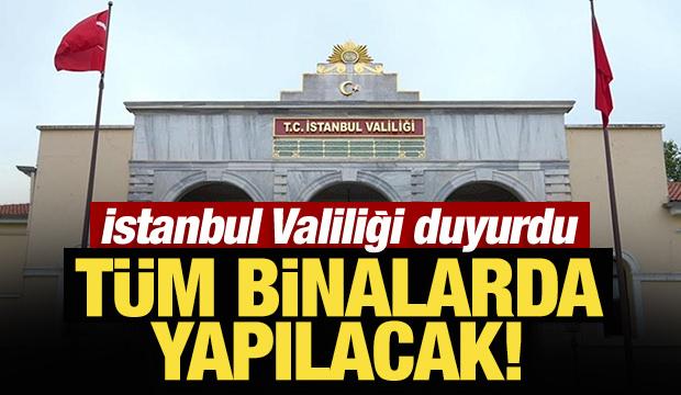 İstanbul Valiliği'nden 'yangın denetimi' kararı!