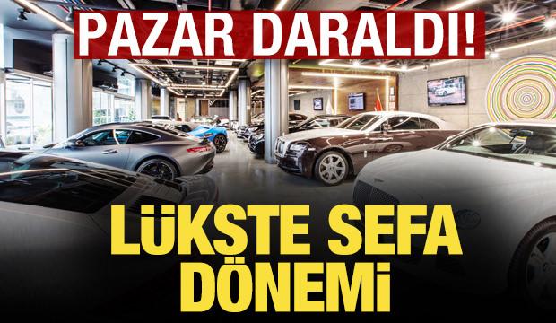 Daralan pazarda lüks otomobil sefası