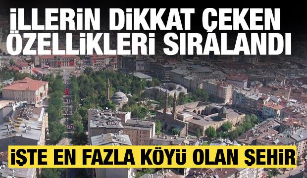 İllerin en dikkat çeken özellikleri sıralandı