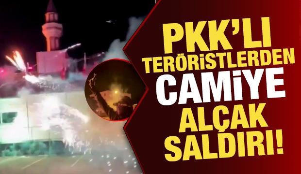 PKK'lı teröristlerden İsviçre'de camiye alçak saldırı