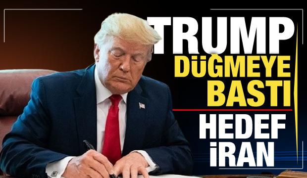 Son dakika! Trump, İran'a yönelik kararnameyi imzaladı