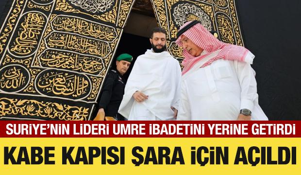 Suriye'nin Cumhurbaşkanı Şara, Umre ibadetini yerine getirdi