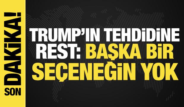 Hamas'tan Trump'ın tehdidine cevap: Tek seçeneğiniz ateşkese uymak