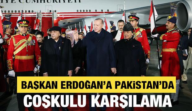 Cumhurbaşkanı Erdoğan Asya turunun son durağı Pakistan'da