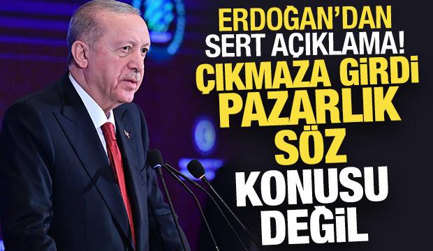 Cumhurbaşkanı Erdoğan: Gazze pazarlık konusu yapılamaz