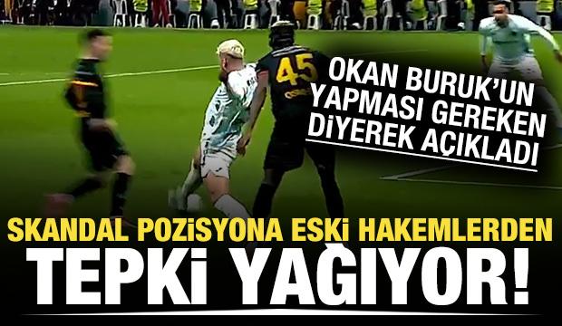 Skandal pozisyona eski hakemlerden tepki yağıyor!