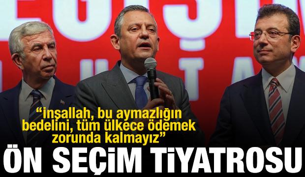 CHP'nin ön seçim tiyatrosu