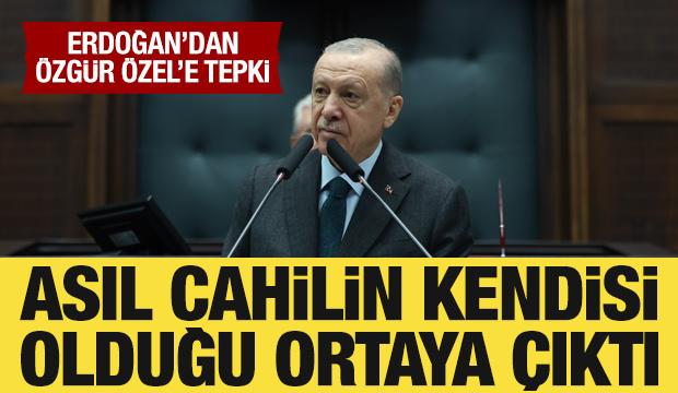 Cumhurbaşkanı Erdoğan'dan Özgür Özel'e tepki