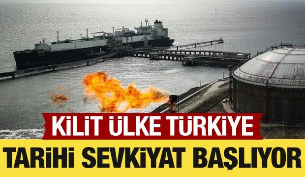 Kilit ülke Türkiye: Tarihi sevkiyat başlıyor