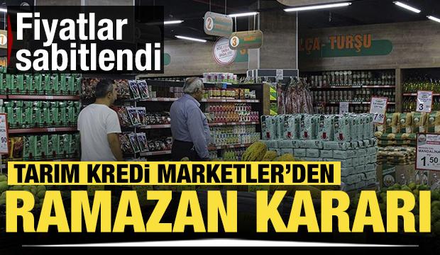 Tarım Kredi Marketler'den Ramazan kararı