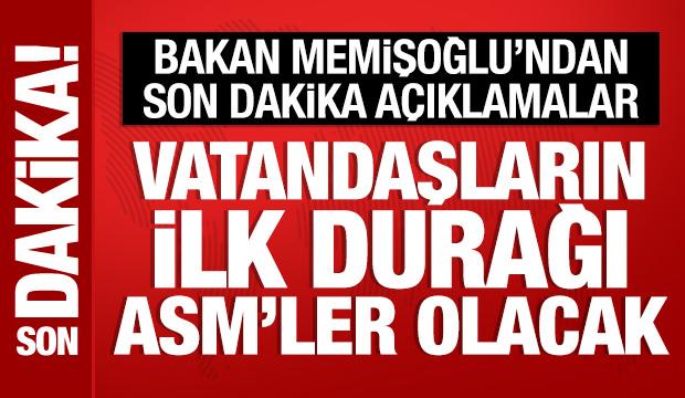 Bakan Memişoğlu'ndan önemli açıklamalar