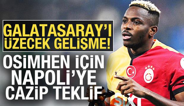 Galatasaray'ı üzecek Osimhen gelişmesi! Napoli'ye cazip teklif