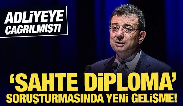 İmamoğlu'nun 'sahte diploma' soruşturmasında yeni gelişme!