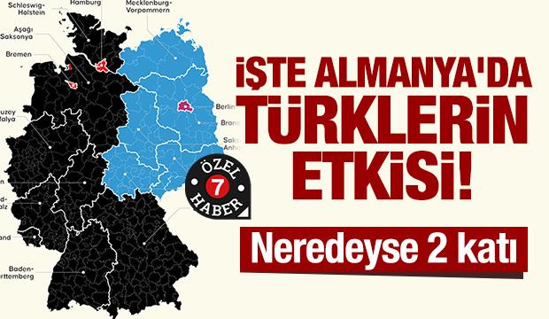 İşte Almanya'da Türklerin etkisi! Neredeyse 2 katı