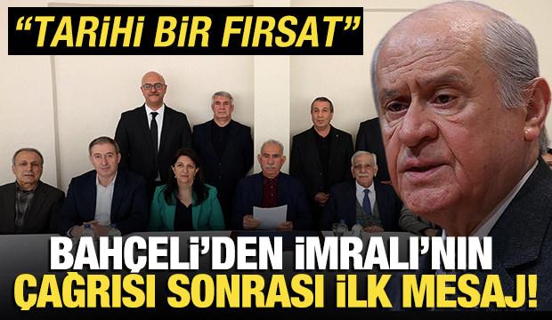 MHP Lideri Bahçeli'den 'terörsüz Türkiye' mesajı: Tarihi bir fırsat