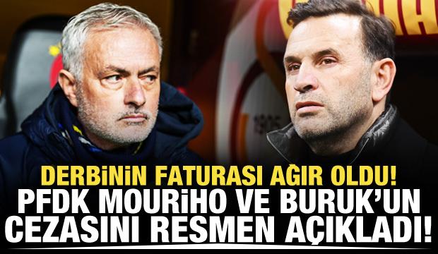 Okan Buruk ve Mourinho'nun cezası açıklandı!