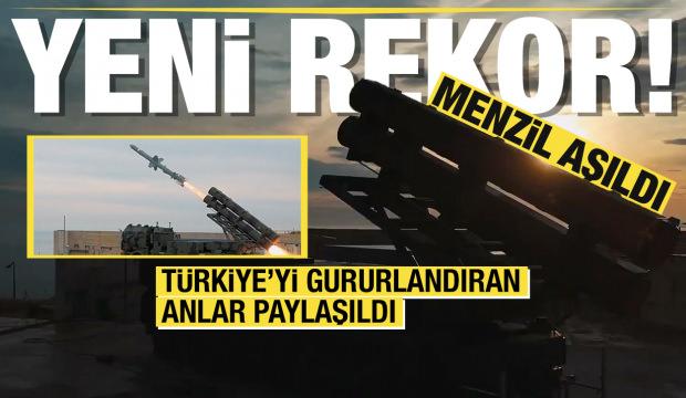 Roketsan Atmaca'dan menzil rekoru geldi