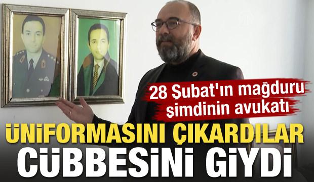 Üniformasını çıkardılar cübbesini giydi!