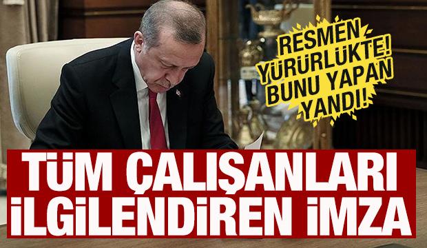 Cumhurbaşkanı Erdoğan'dan 'mobbing' imzası