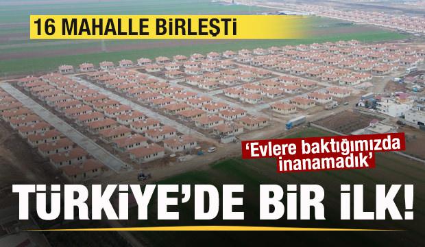 Türkiye'de bir ilk! 16 mahalle birleşti