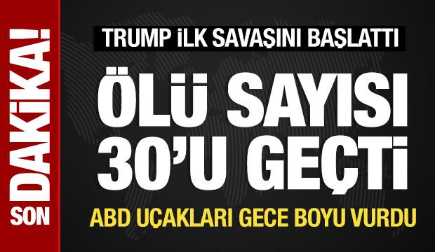 ABD, Husileri vurdu: Ölü sayısı 31'e yükseldi