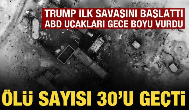 ABD, Husileri vurdu: Ölü sayısı 31'e yükseldi