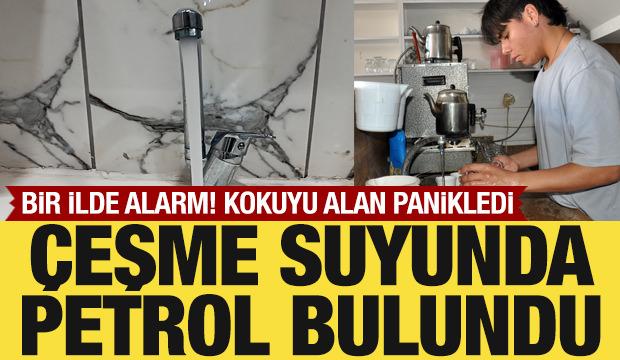 Bir ilde alarm: Çeşme suyunda petrol bulundu