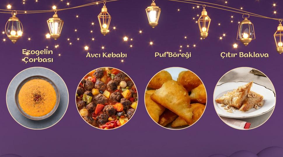 Hafif ve &ouml;zel son iftar men&uuml;s&uuml;..