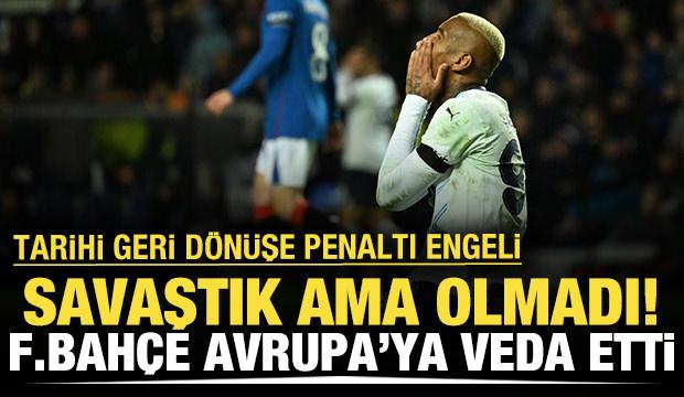 Fenerbahçe, Avrupa Ligi'ne veda etti