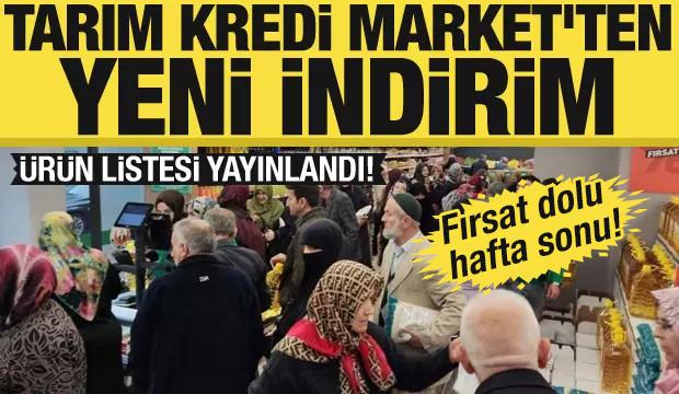 Fırsat dolu hafta sonu! Tarım Kredi aktüel indirimleri