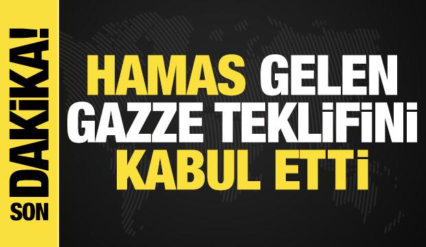 Hamas arabuluculardan gelen Gazze teklifini kabul etti