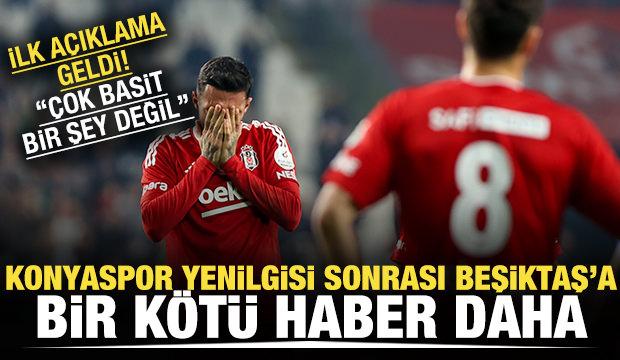Konyaspor yenilgisi sonrası Beşiktaş'a bir kötü haber daha! "Çok basit bir şey değil"