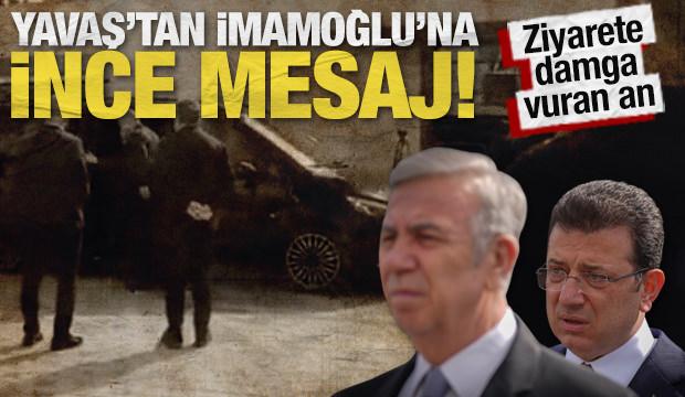 Mansur Yavaş'tan Ekrem İmamoğlu'na ince mesaj! Ziyarete damga vuran an