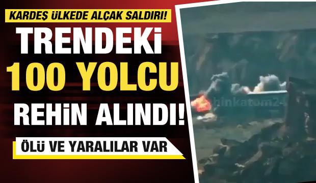 Pakistan'da militanlar trene saldırdı... Ölü ve yaralılar var!