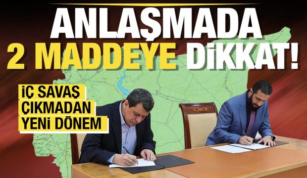 Şam ile SDG anlaştı; 2 maddeye dikkat