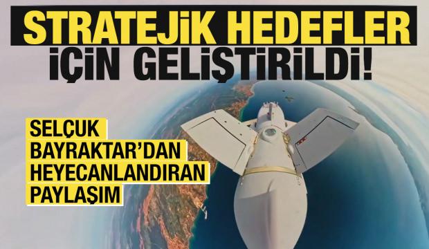 Stratejik hedefler için geliştirildi! Bayraktar KEMANKEŞ'ten başarılı Seyir Testi