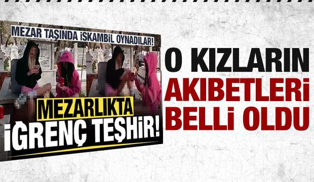 Tepki çeken görüntü! Mezar taşlarının üzerine iskambil oynadılar