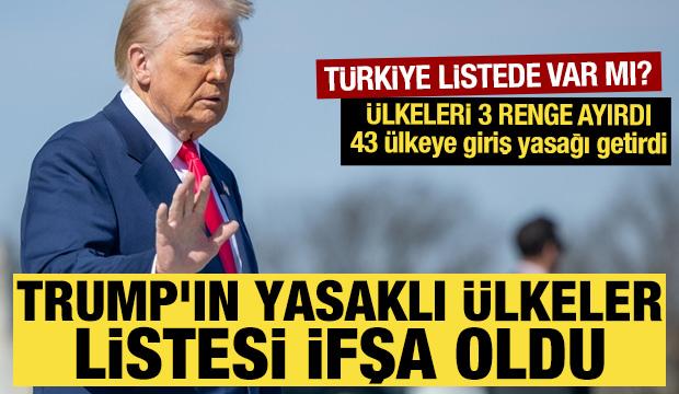 Trump'ın yasaklı ülkeler listesi ifşa oldu, Türkiye var mı?
